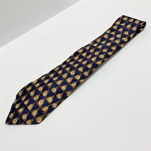 Geoffrey Beene 100% silk, snail and triangle pattern men’s tie